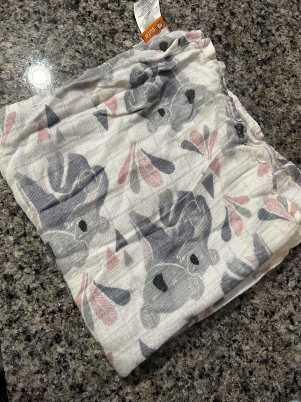 Tula mommy and baby koala print baby blanket